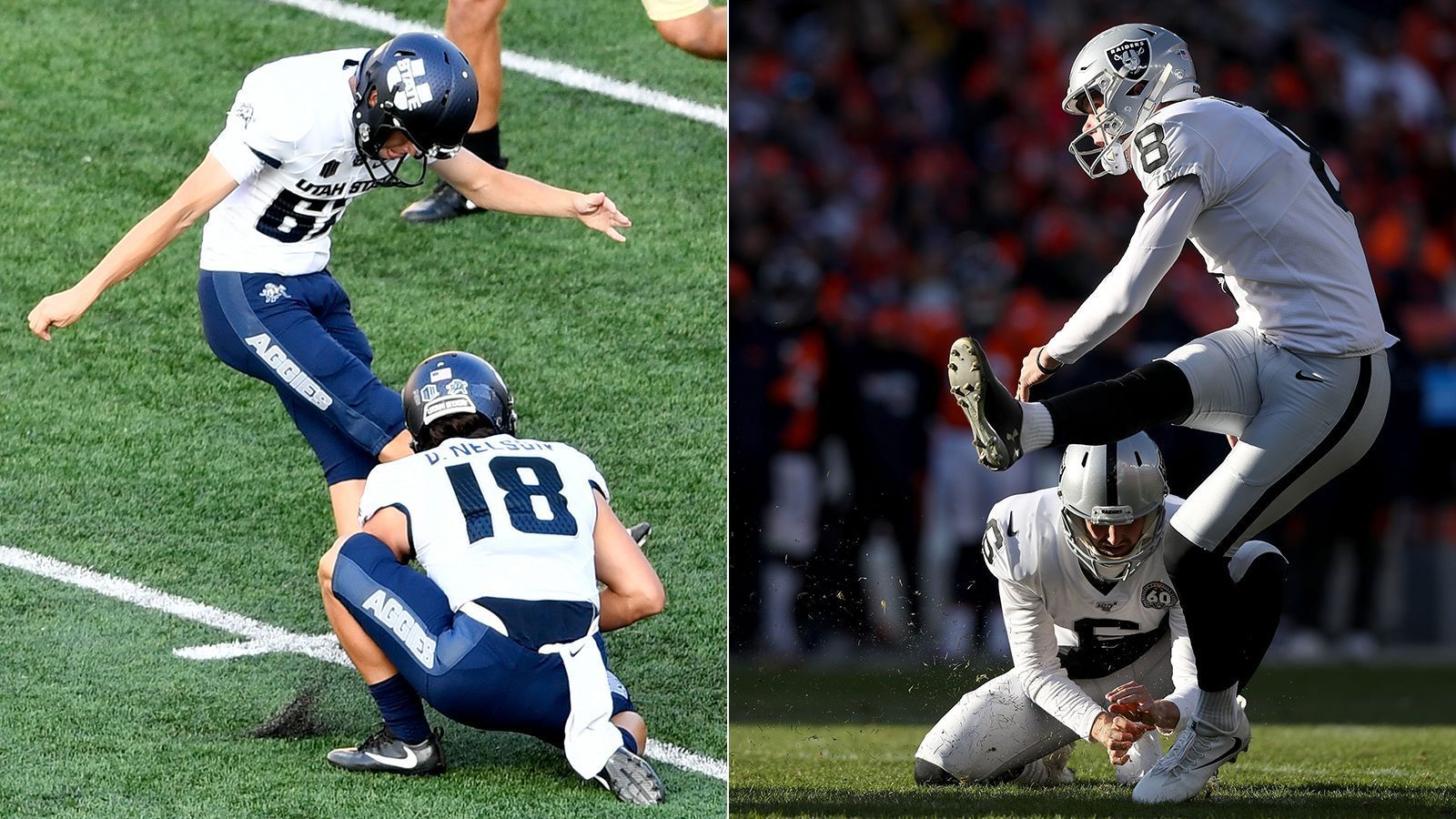 
                <strong>Las Vegas Raiders: Chance für deutschen Kicker?</strong><br>
                Der nächste deutsche NFL-Profi, der eine Chance auf einen Starter-Posten hat, ist Kicker Dominik Eberle. Der derzeitige Starter der Las Vegas Raiders, Daniel Carlson, konnte vergangene Saison nicht überzeugen und steht mächtig unter Druck. Und bereits in der Vorsaison war für ihn bei den Minnesota Vikings früh Schluss. Eberle wird im Trainingcamp zeigen müssen, dass er der bessere Kicker ist. In diesem Sinne: Lasst die Kicks beginnen!
              