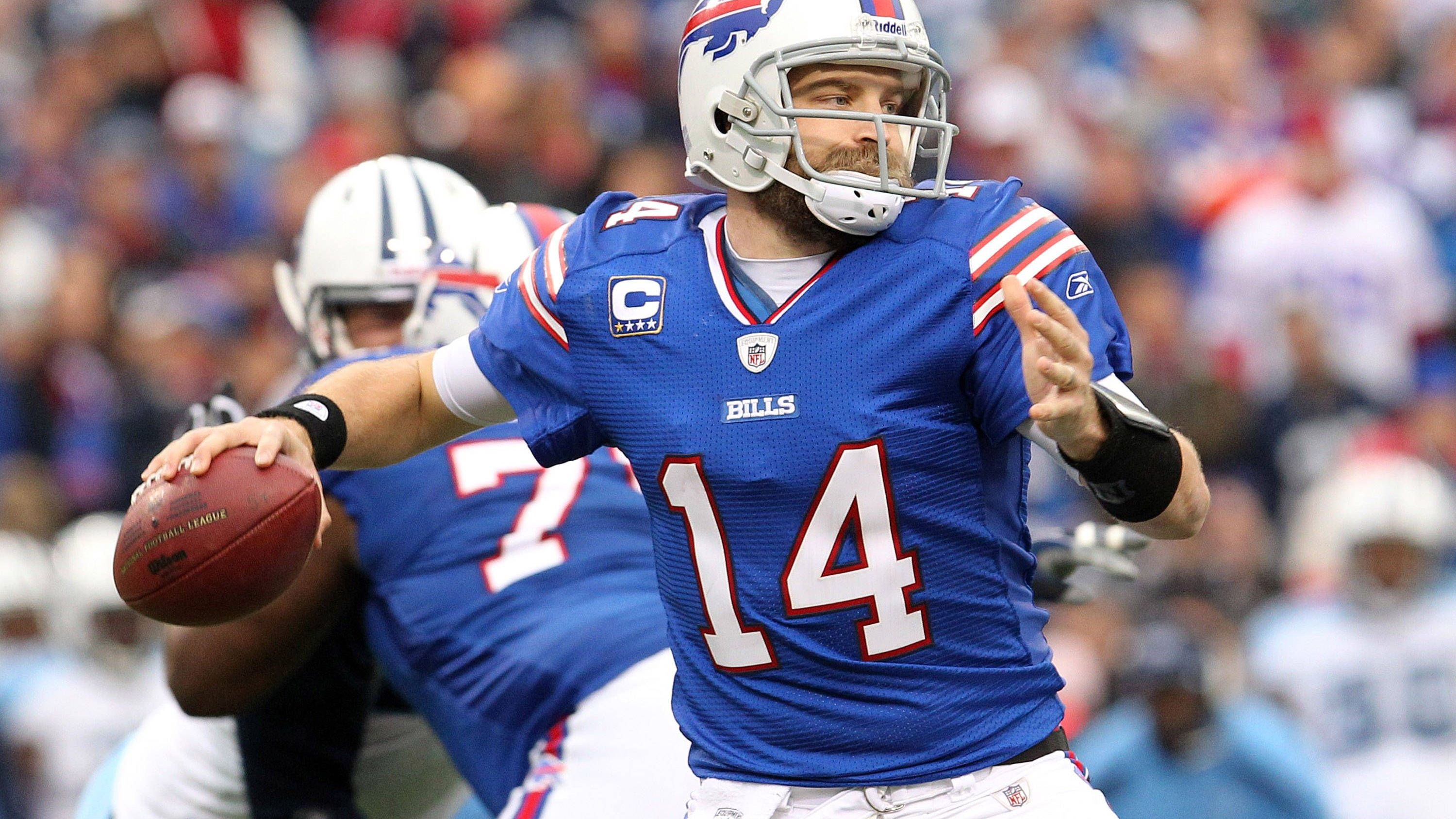 <strong>4. Platz: Ryan Fitzpatrick</strong><br>Interceptions: 23<br>Saison: 2011<br>Team: Buffalo Bills