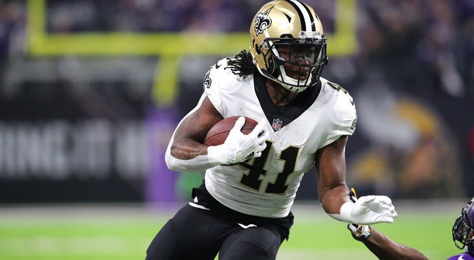 
                <strong>6. Alvin Kamara </strong><br>
                Team: New Orleans SaintsPosition: Running BackAlter: 22 Jahre
              