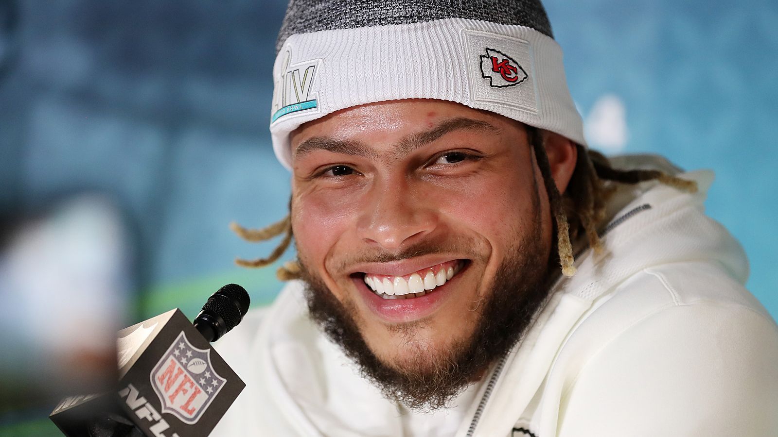 
                <strong>Tyrann Mathieu</strong><br>
                Tyrann Devine Mathieu (Safety der Kansas City Chiefs)
              