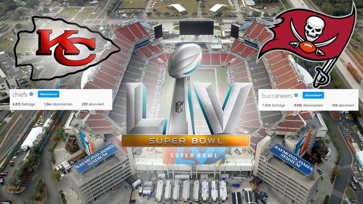 Der Social-Media-Kosmos der Super-Bowl-Teams
