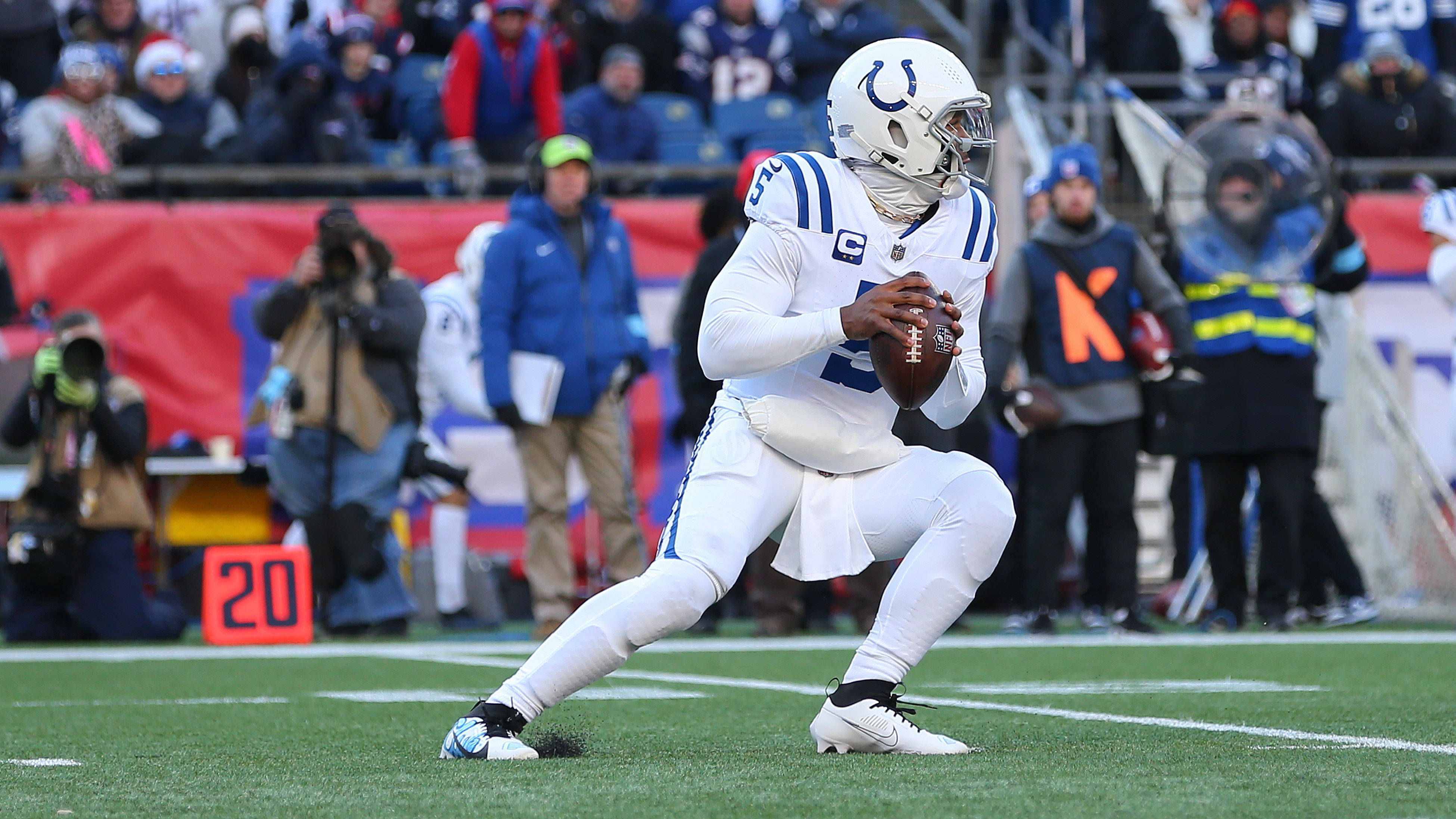 <strong>Indianapolis Colts</strong><br>Week 16: vs. Tennessee Titans<br>Week 17: at New York Giants<br>Week 18: vs. Jacksonville Jaguars