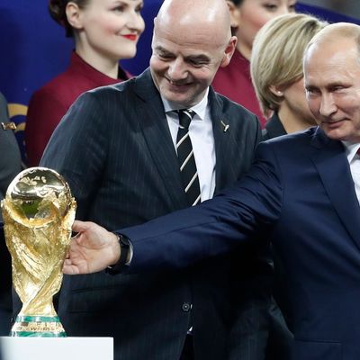 FIFA-Boss Infantino wünscht sich während der WM eine Feuerpause in der Ukraine. 