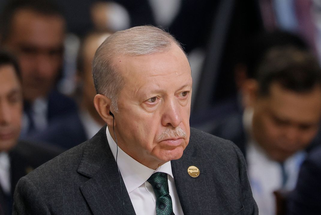 Recep Tayyip Erdogan übt Kritik an der Entscheidung von Präsident Biden.