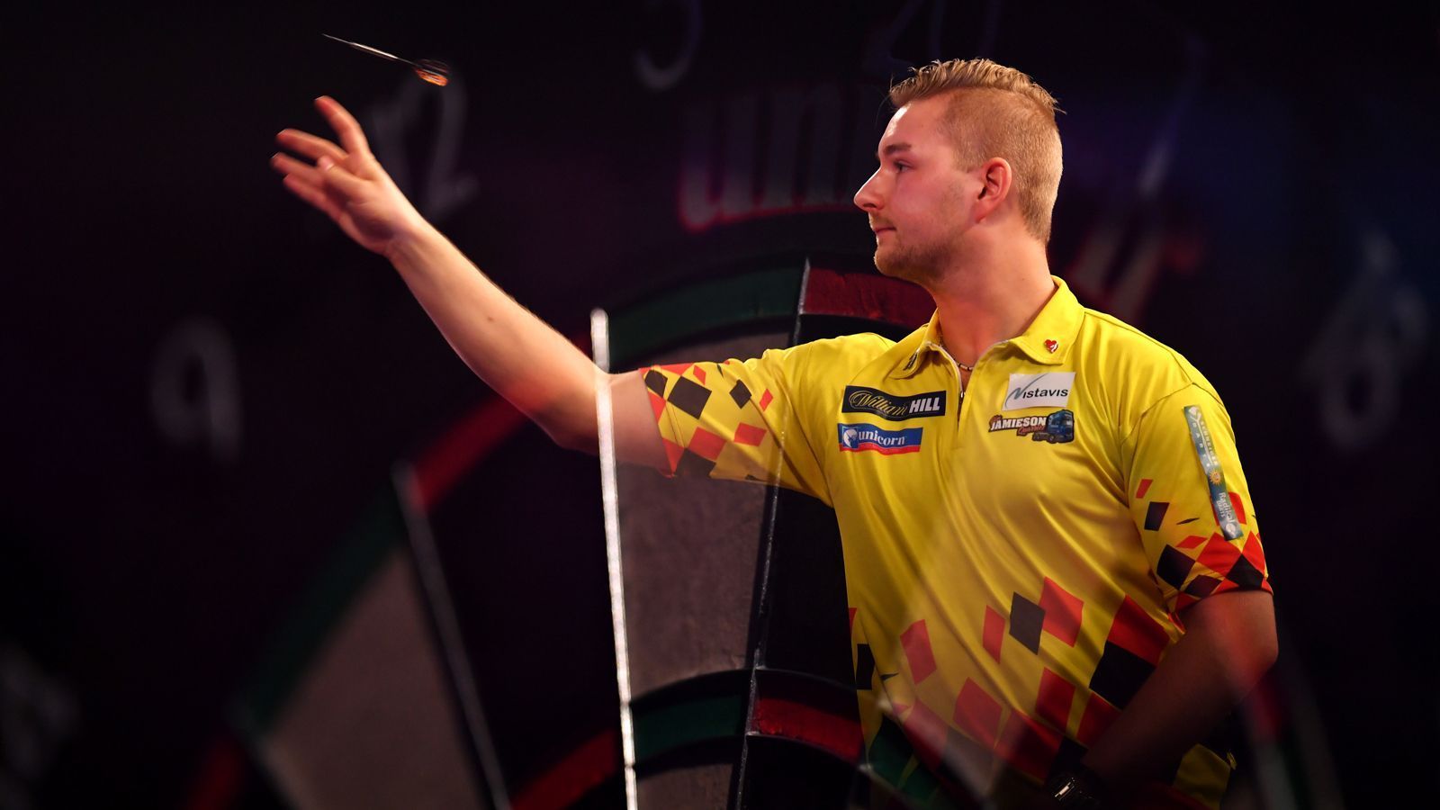 
                <strong>Dimitri van den Bergh (Belgien)</strong><br>
                Weltrangliste: Platz 36Spitzname: The DreammakerGrößte Erfolge: WM-Viertelfinale 2018
              