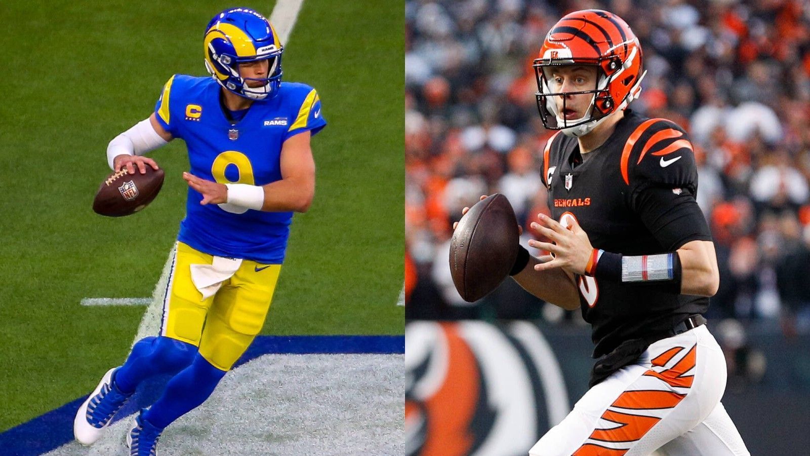
                <strong>Duell der Nummer-1-Picks</strong><br>
                Erst zum zweiten Mal in der Geschichte des Super Bowl treffen mit Matthew Stafford und Joe Burrow zwei Quarterbacks aufeinander, die jeweils an Position eins gedraftet wurden. Das bislang einzige Mal war dies im Super Bowl 50 der Fall, als Cam Newton mit den Carolina Panthers gegen die Denver Broncos um Peyton Manning unterlag. Burrow hat übrigens bereits jetzt einen Rekord erreicht. Der Bengals-Quarterback ist der einzige an Position eins gedraftete Quarterback, der es schon in seiner zweiten NFL-Saison in den Super Bowl geschafft hat.
              