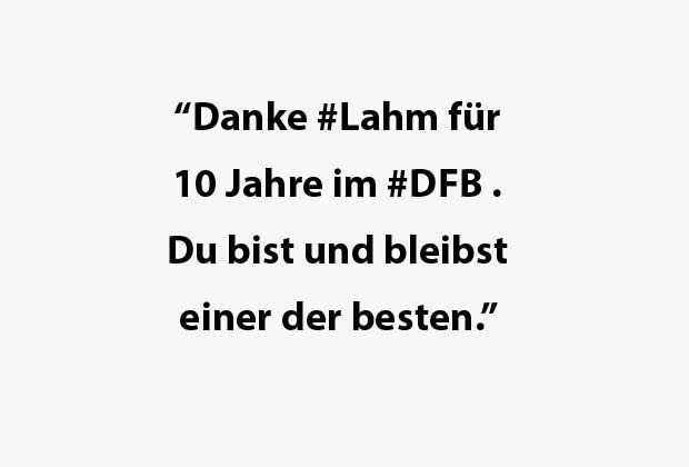 
                <strong>Lahm-Rücktritt: So reagiert das Netz</strong><br>
                Viele Anhänger der Nationalmannschaft sagen einfach nur "Danke". Lahm wird in guter Erinnerung bleiben.
              