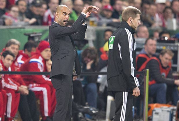 
                <strong>Pep on Fire</strong><br>
                ... diese Armhaltung hat sich Pep nicht bei den Profis abgeschaut. Das können die Basketballer vom FC Barcelona oder bei den Bayern deutlich besser.
              