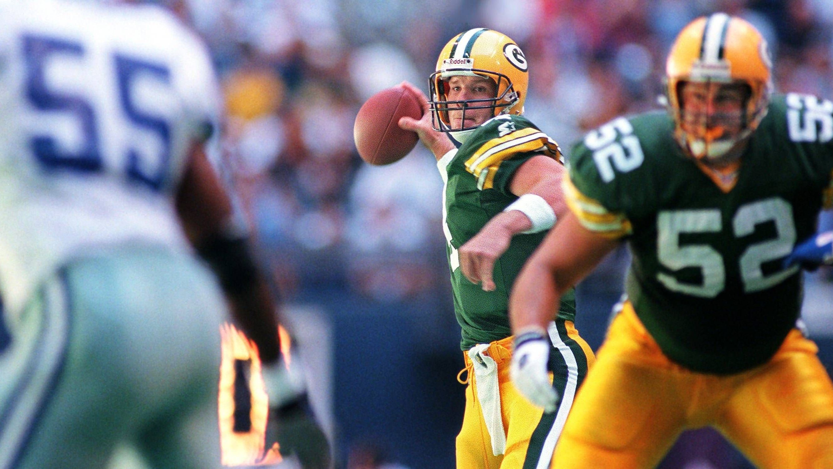 <strong>Platz 4: Brett Favre</strong><br>71.838 Yards<br>Aktiv: 1991 bis 2010 für die Atlanta Falcons, die Green Bay Packers, die New York Jets und die Minnesota Vikings