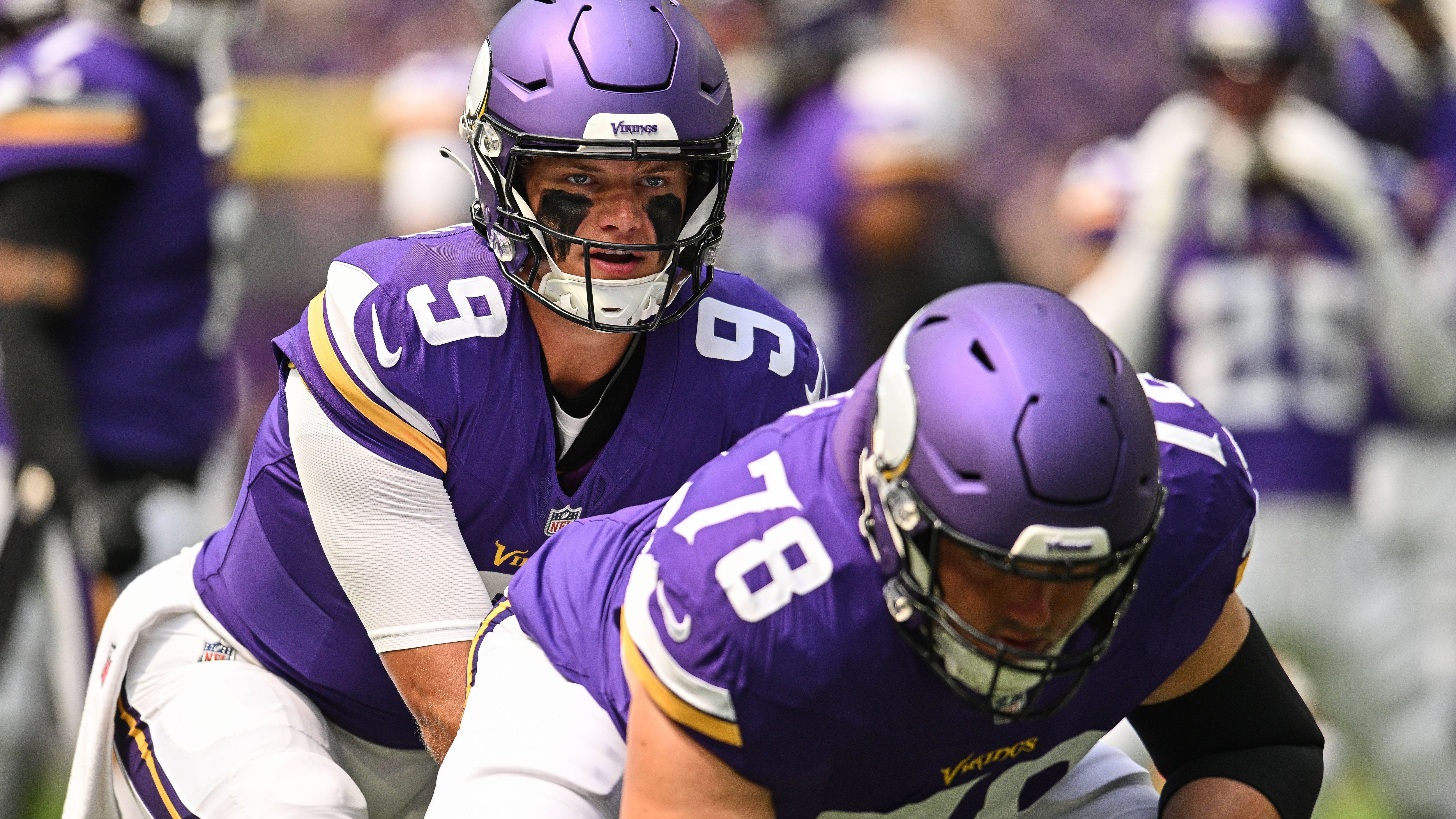 <strong>Platz 11 (geteilt): Minnesota Vikings</strong><br>Quote: +2.500 (bei einem Einsatz von 100 US-Dollar gewinnt man 2.500 US-Dollar)
