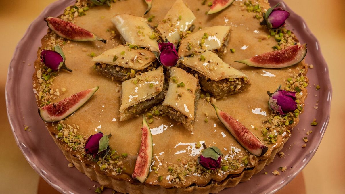 Baklava-Tarte mit Feigenfüllung