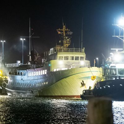 Manövrierunfähige Helgolandfähre erreicht Festland