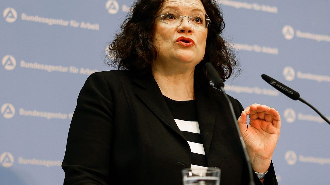 Andrea Nahles, Vorstandsvorsitzende der Bundesagentur für Arbeit (BA)