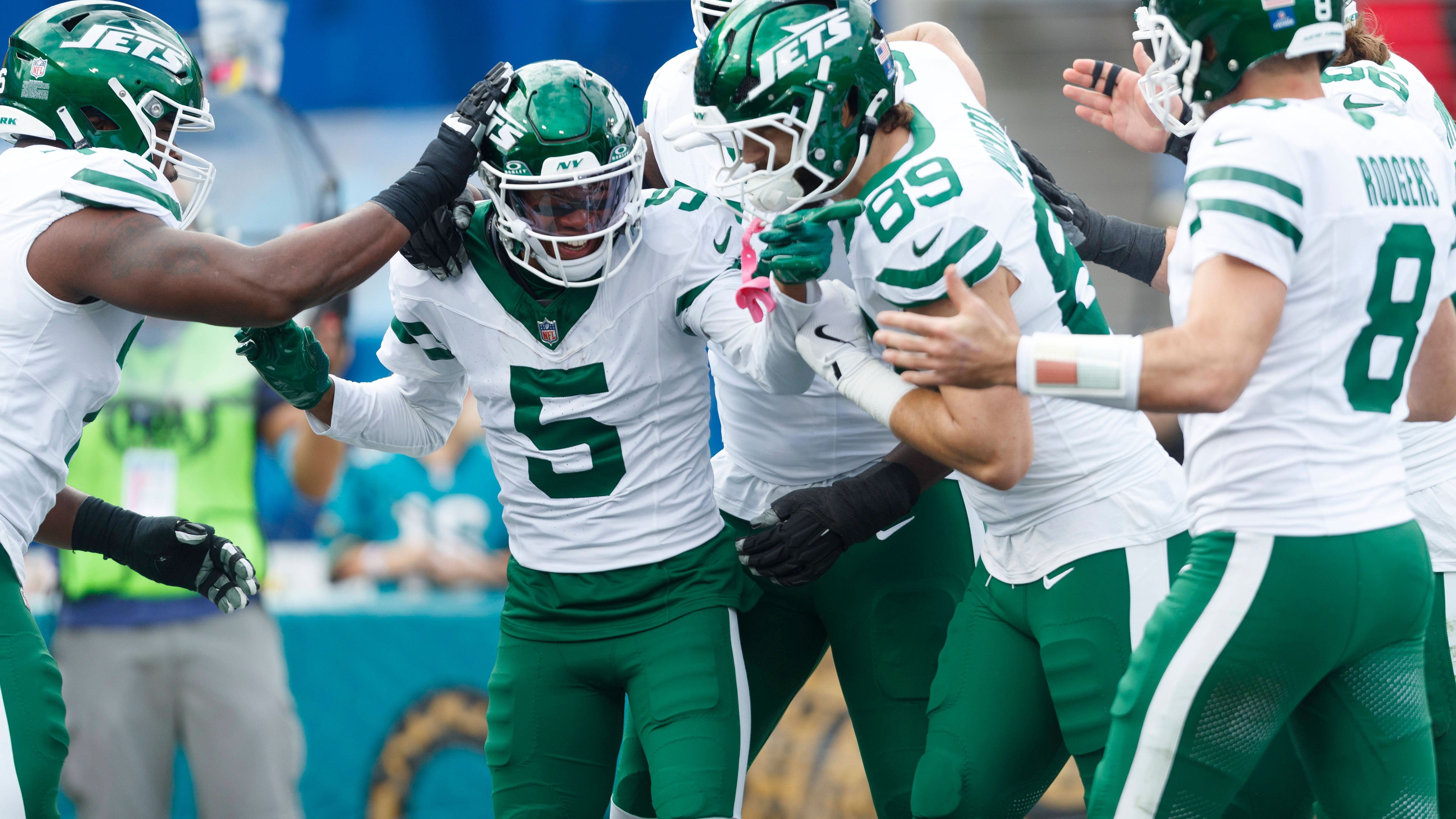 <strong>New York Jets</strong><br>QB Justin Fields, WR Garrett Wilson (Foto), G Alijah Vera-Tucker, DT Quinnen Williams, LB Jamien Sherwood, LB Marcelino McCrary-Ball