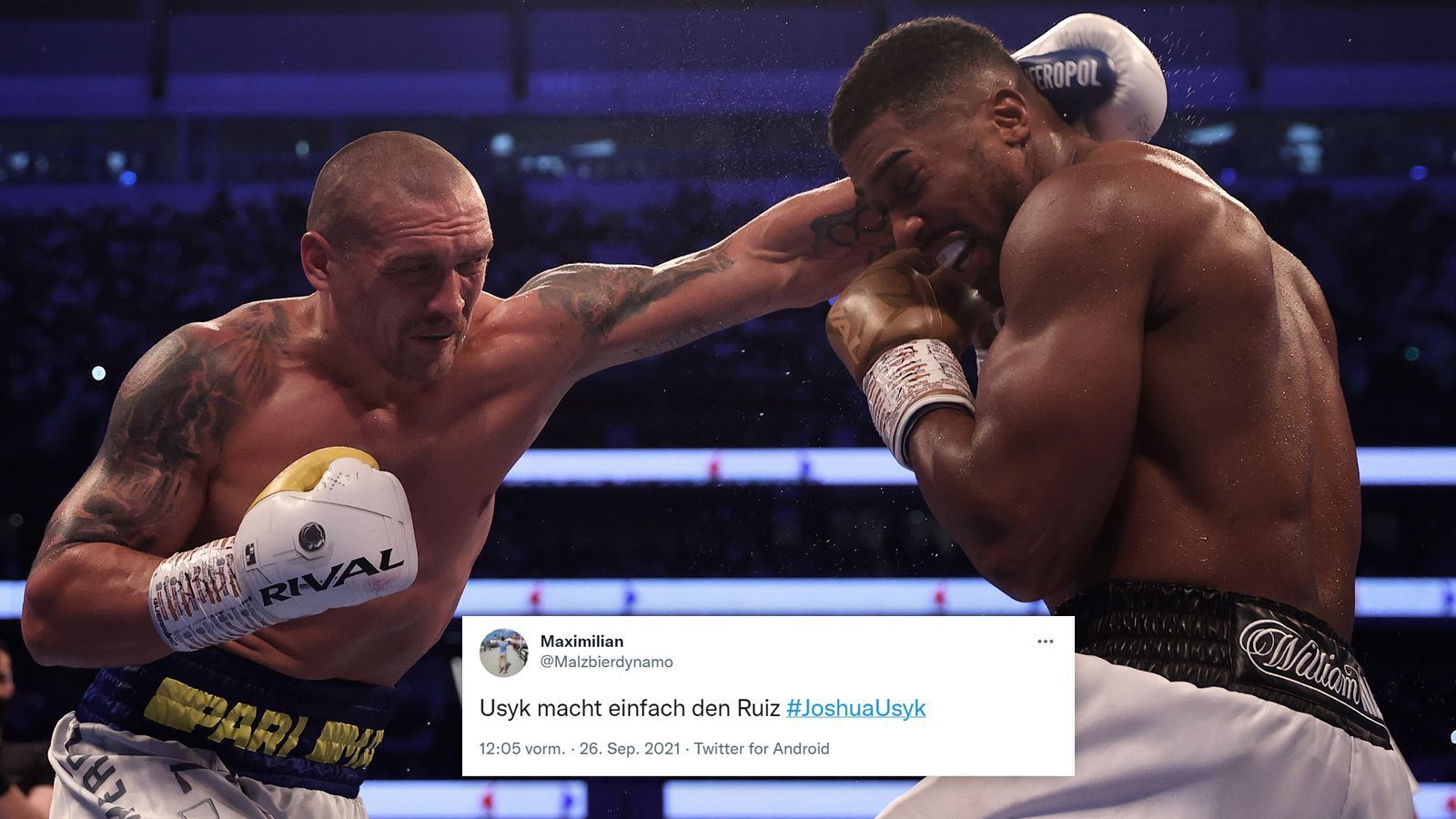 Netzreaktionen zu Anthony Joshua gegen Alexander Usyk