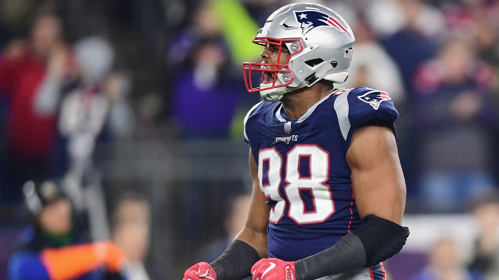 
                <strong>Platz 1: Trey Flowers (Defensive End)</strong><br>
                Neues Team: Detroit LionsFünf Jahre, 90 Millionen Dollar, 56 Millionen Dollar garantiert
              