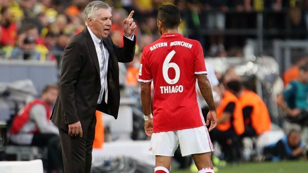 
                <strong>Thiago Alcantara</strong><br>
                Thiago: Viele Fehlpässe, viele Ballverluste in Halbzeit eins. In der zweiten Halbzeit kaum zu sehen. ran-Note: 4+
              