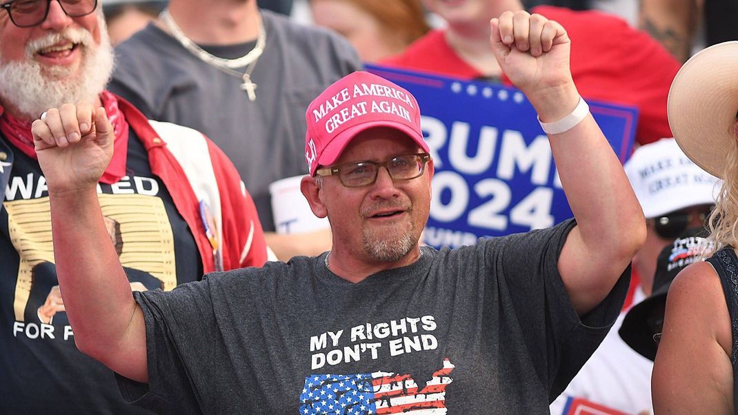 Die Wähler:innen der Republikaner in den USA sind meist männlich und weiß - auch die Trump-Fans.