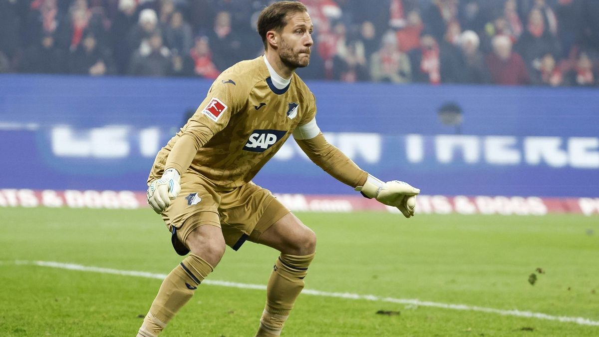 Baumann in seinem 500. Bundesliga-Spiel
