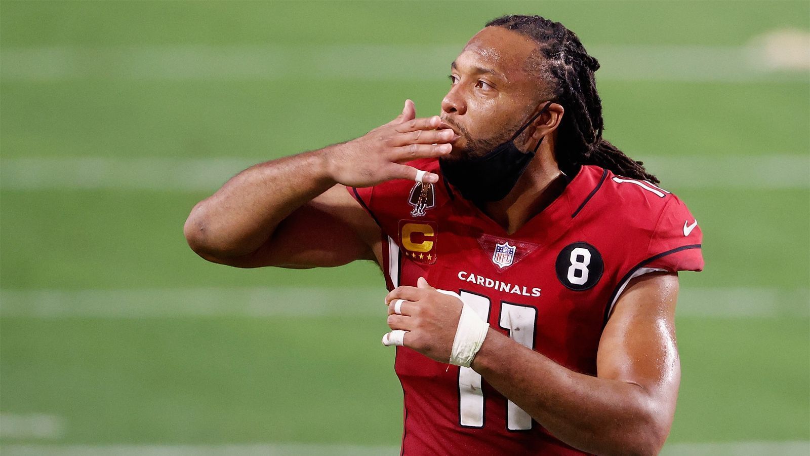 <strong>Platz 2: Larry Fitzgerald (2004 bis 2020)</strong><br>17.492 Receiving Yards

