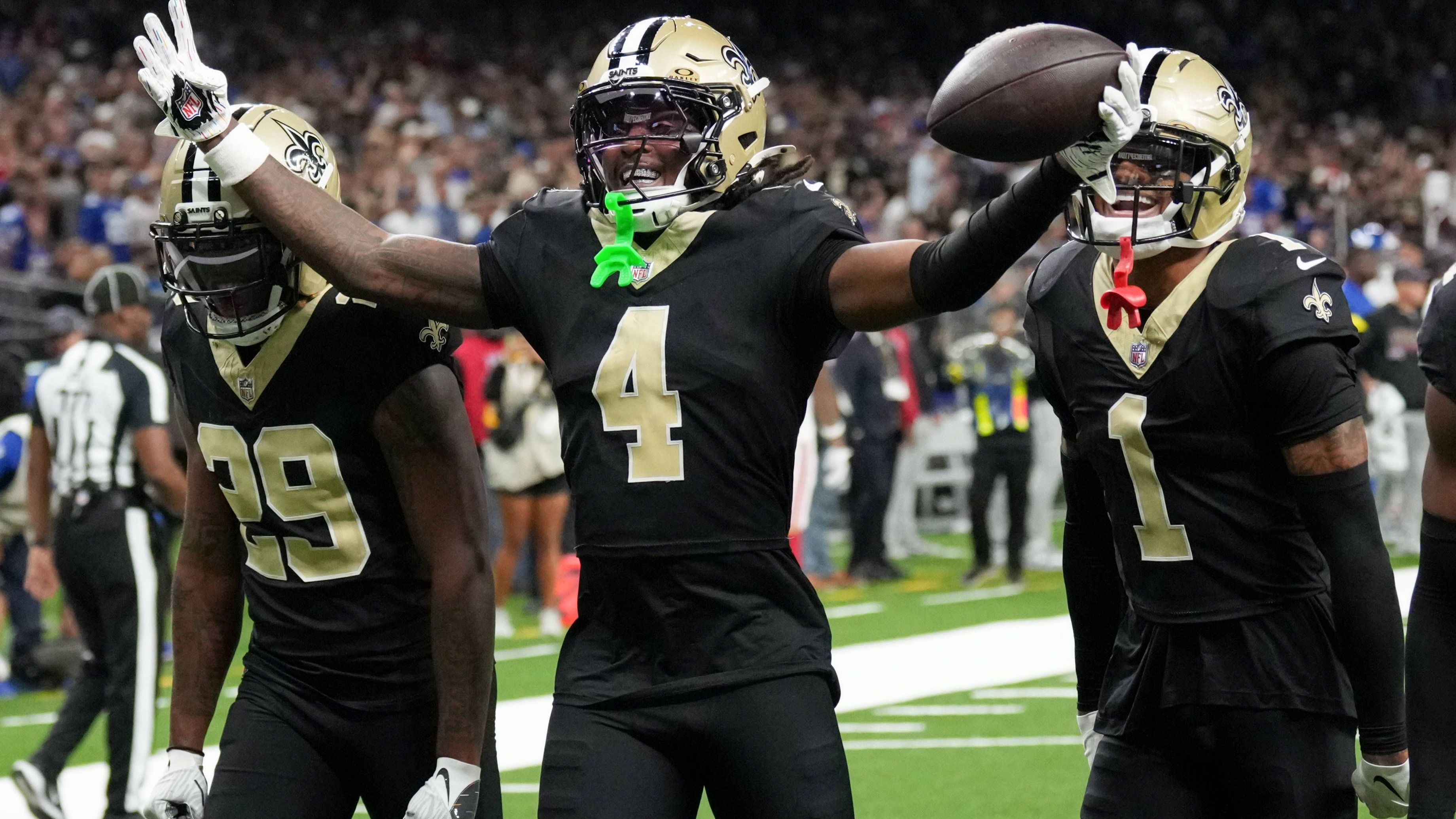 <strong>NFC Defense: Kool-Aid McKinstry (CB, New Orleans Saints)</strong><br>Drei abgewehrte Pässe und zwei Interceptions beim 26:14-Erfolg gegen die New York Giants. Damit ist McKinstry der einzige NFC-Spieler mit mehr als einer Interception in Woche 5.