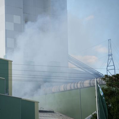 Brand in Zementwerk Burglengenfeld