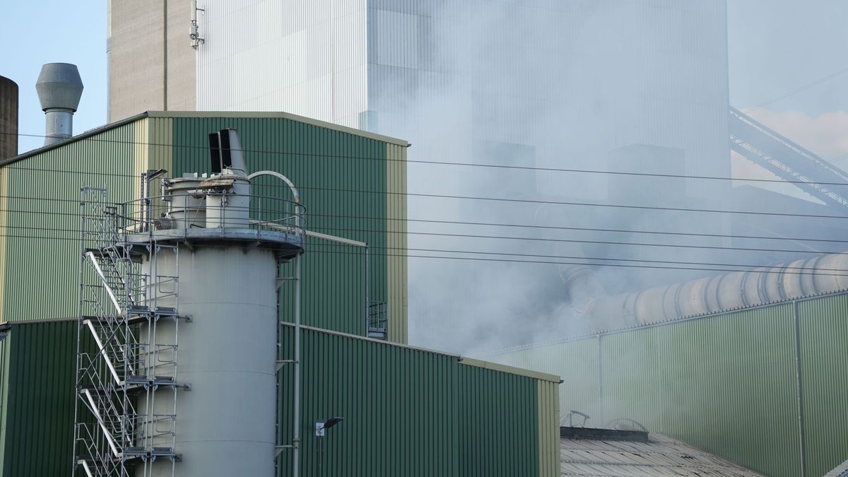 Brand in Zementwerk Burglengenfeld