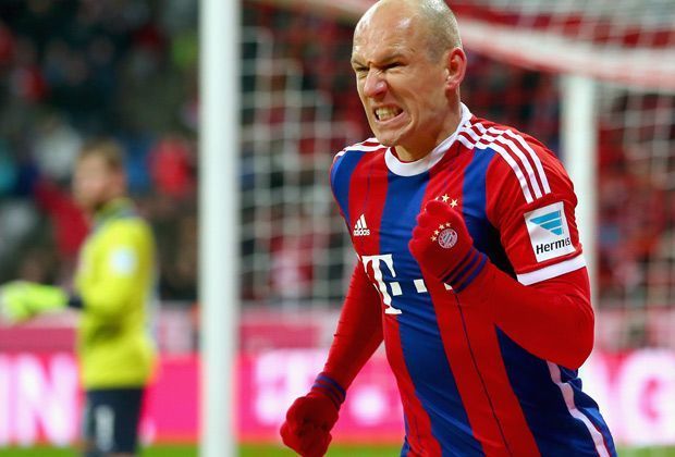 
                <strong>TOP: Arjen Robben</strong><br>
                Gegen Köln trifft Arjen Robben zum 17. Mal in dieser Saison - Bestwert! Mehr Treffer hat der Flügelflitzer in der Bundesliga in einer Saison noch nie erzielt. Auch sonst ist Robben gegen Köln wieder einer der stärksten Spieler seines Teams.
              