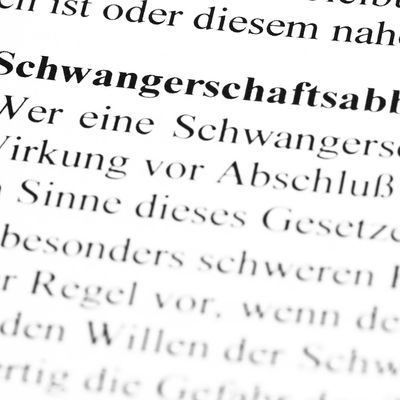 Schwangerschaftsabbruch Strafgesetzbuch Gesetzartikel