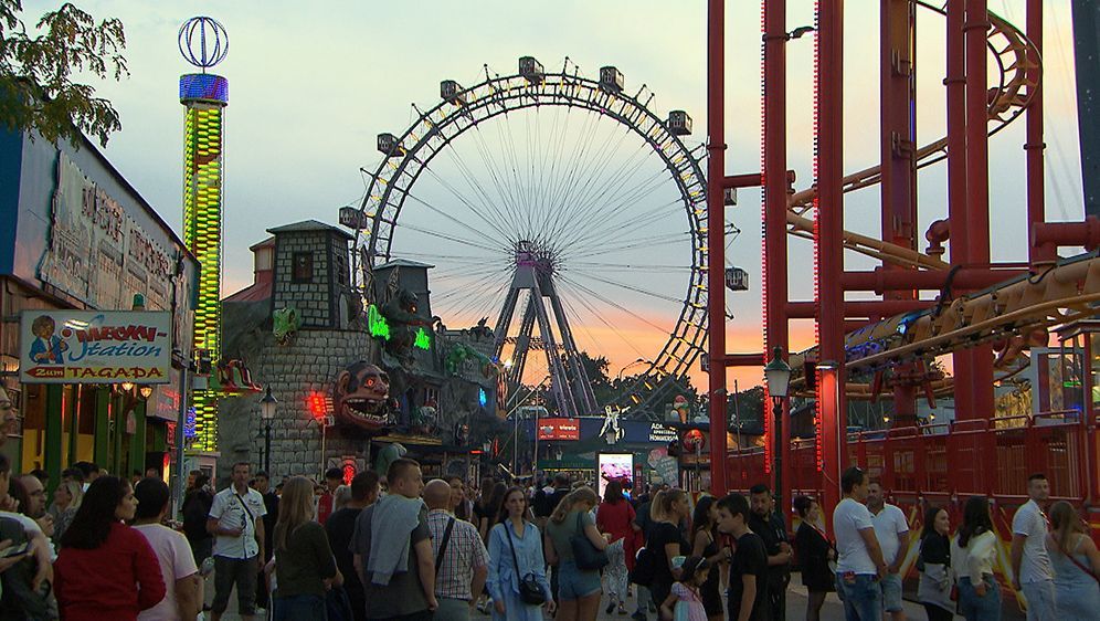 Wenn die Sonne untergeht und der Abend beginnt, ist im Prater noch lange nicht Sperrstunde!