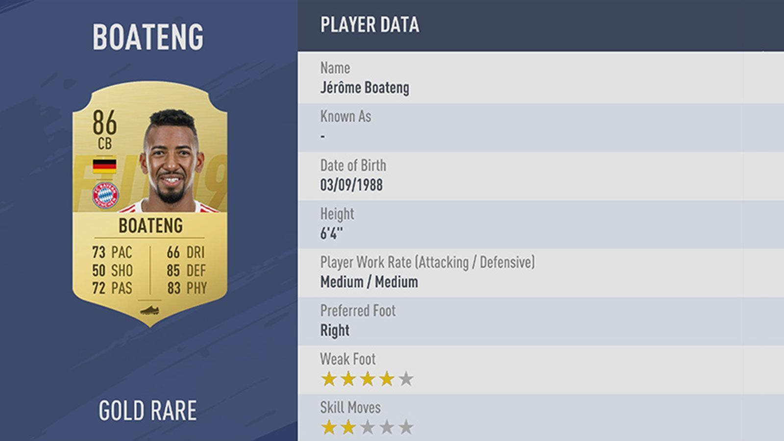 
                <strong>Platz 68: Jerome Boateng</strong><br>
                Verein: FC Bayern MünchenRating: 86
              