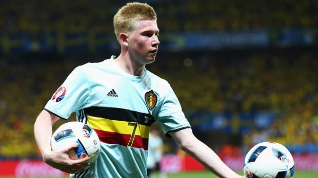 
                <strong>Kevin De Bruyne (Belgien)</strong><br>
                Platz 8 - Kevin de Bruyne (Belgien): Auch wenn sich der ManCity-Star im Laufe der Vorrunde spielerisch deutlich steigerte, sprang bei seinen zehn Abschlüssen noch kein Tor bei heraus. Seine Quote folgerichtig: 0 Prozent.
              