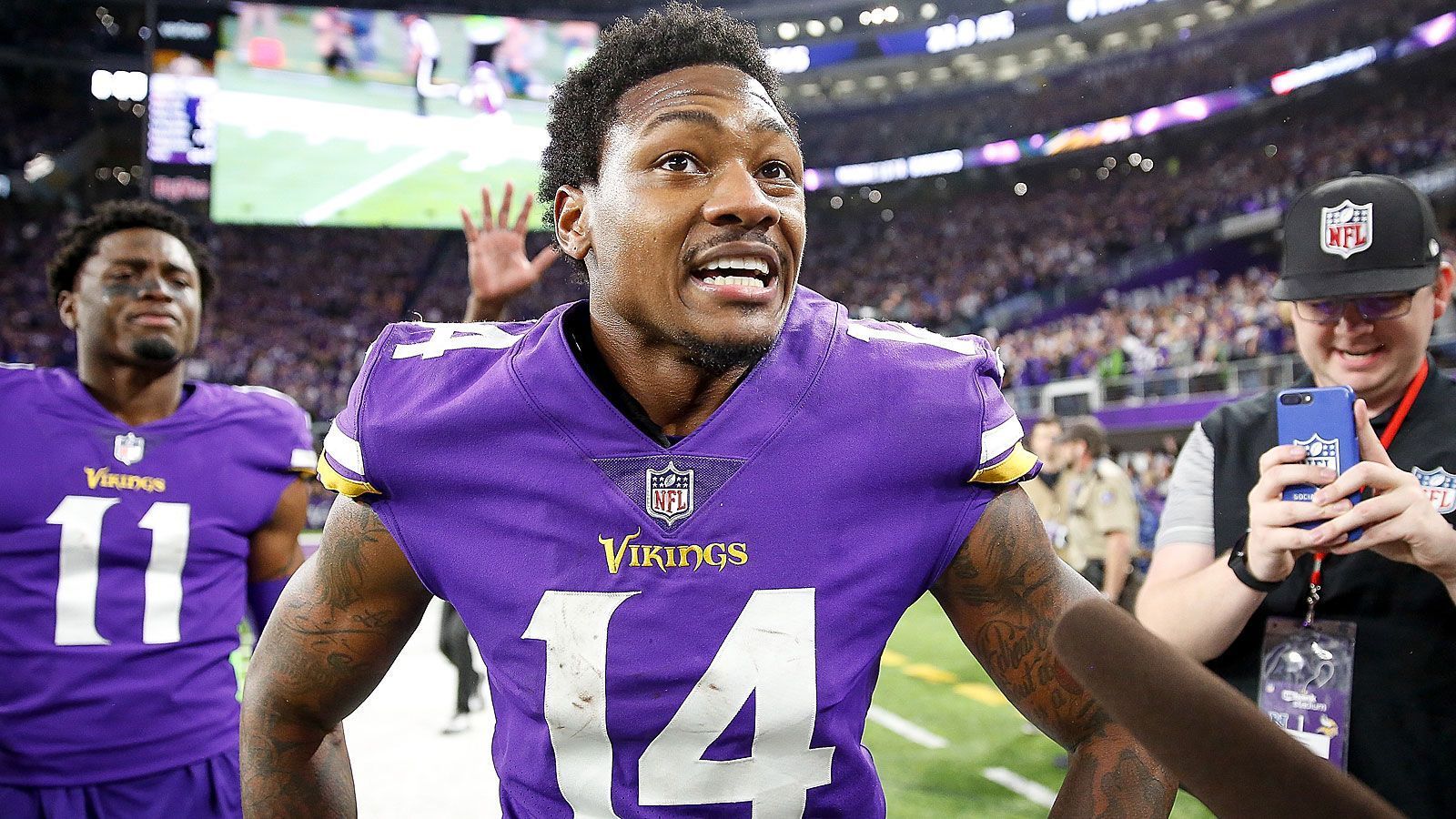 
                <strong>Platz 6 (geteilt): Stefon Diggs (Minnesota Vikings)</strong><br>
                Madden-Wert: 904. NFL-Saison
              