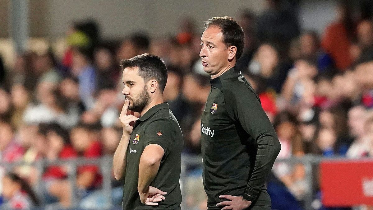 Rafel Navarro (r.) war zuletzt beim FC Barcelona