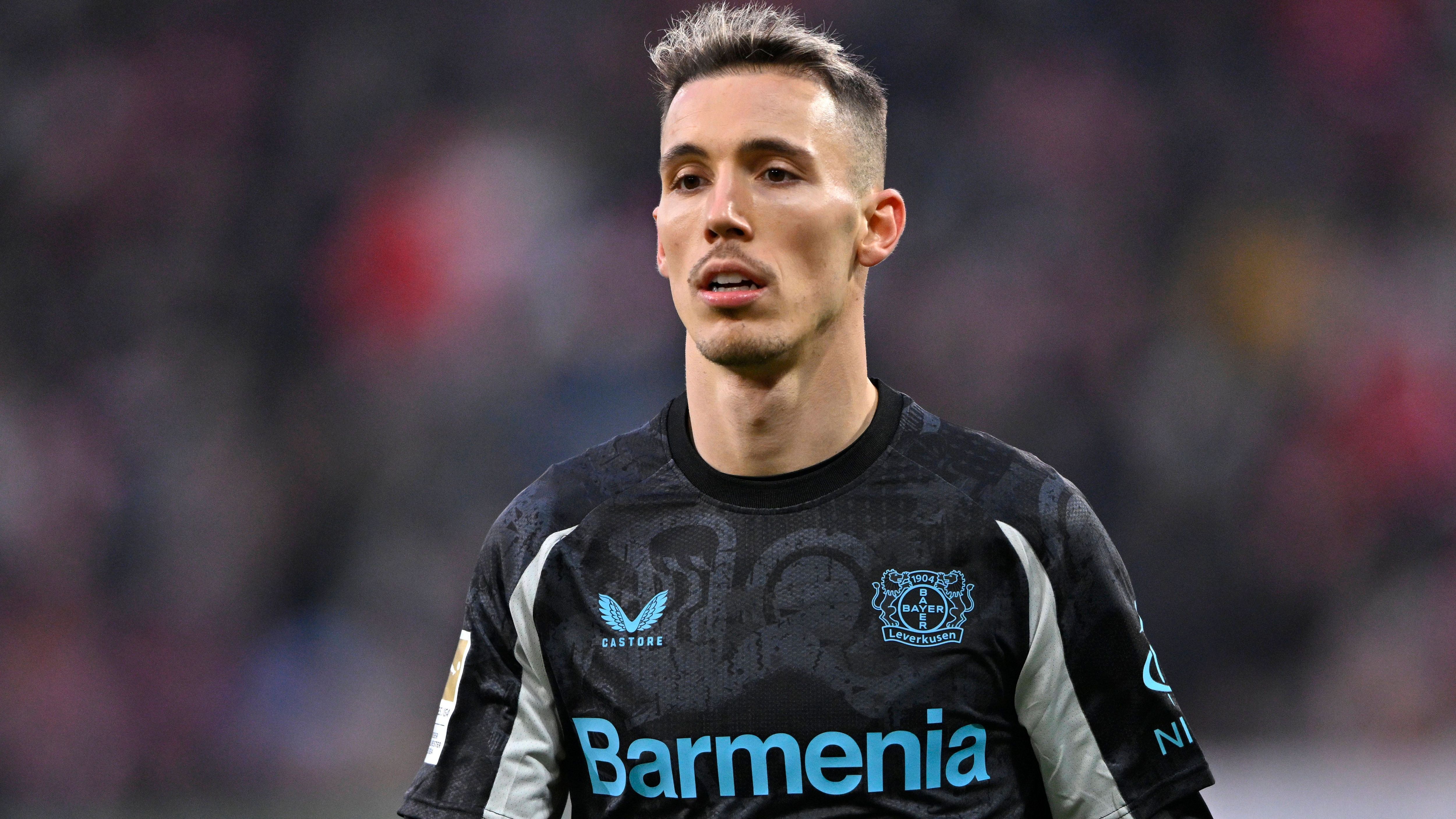 <strong>Platz 5 (geteilt): Alejandro Grimaldo - minus 5 Millionen Euro</strong><br>Klub: Bayer Leverkusen<br>Aktueller Marktwert: 40 Millionen Euro