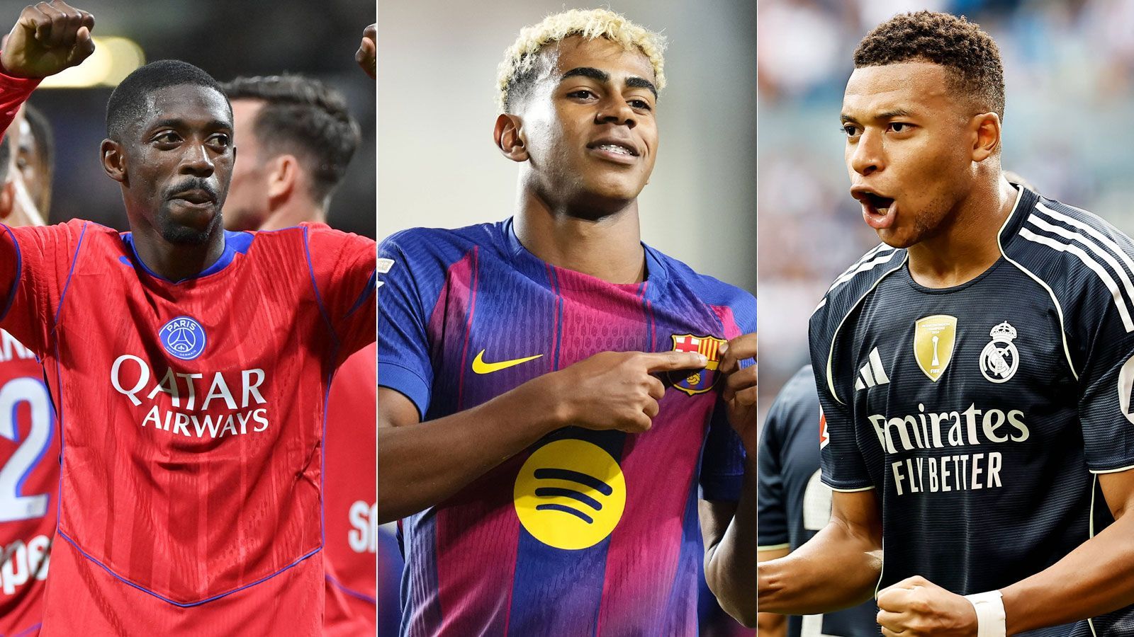 <em><strong>So viele Stimmen für den ersten Platz bekamen die Ballon d'Or-Kandidaten</strong><br>Beim Ballon d’Or stimmen ausgewählte Journalistinnen und Journalisten aus verschiedenen Ländern ab. Sie geben eine Rangliste der fünf besten Spieler des Jahres ab, die je nach Platzierung Punkte erhalten. Am Ende gewinnt der Spieler mit der höchsten Gesamtpunktzahl den Ballon d’Or. <strong>ran</strong> präsentiert, welcher Kandidat, wie viele Stimmen bekommen hat.</em>