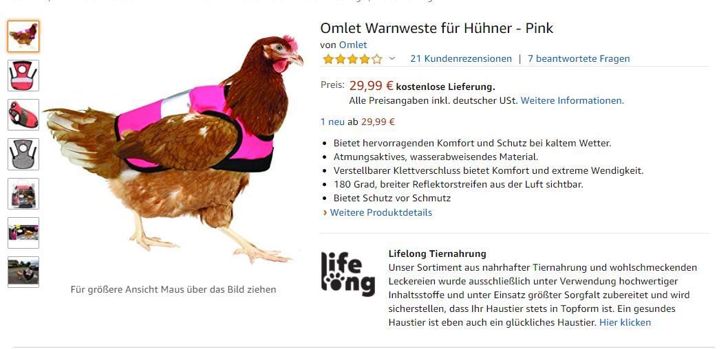 Dagegen kommt dieses Produkt etwas unnütz daher ...