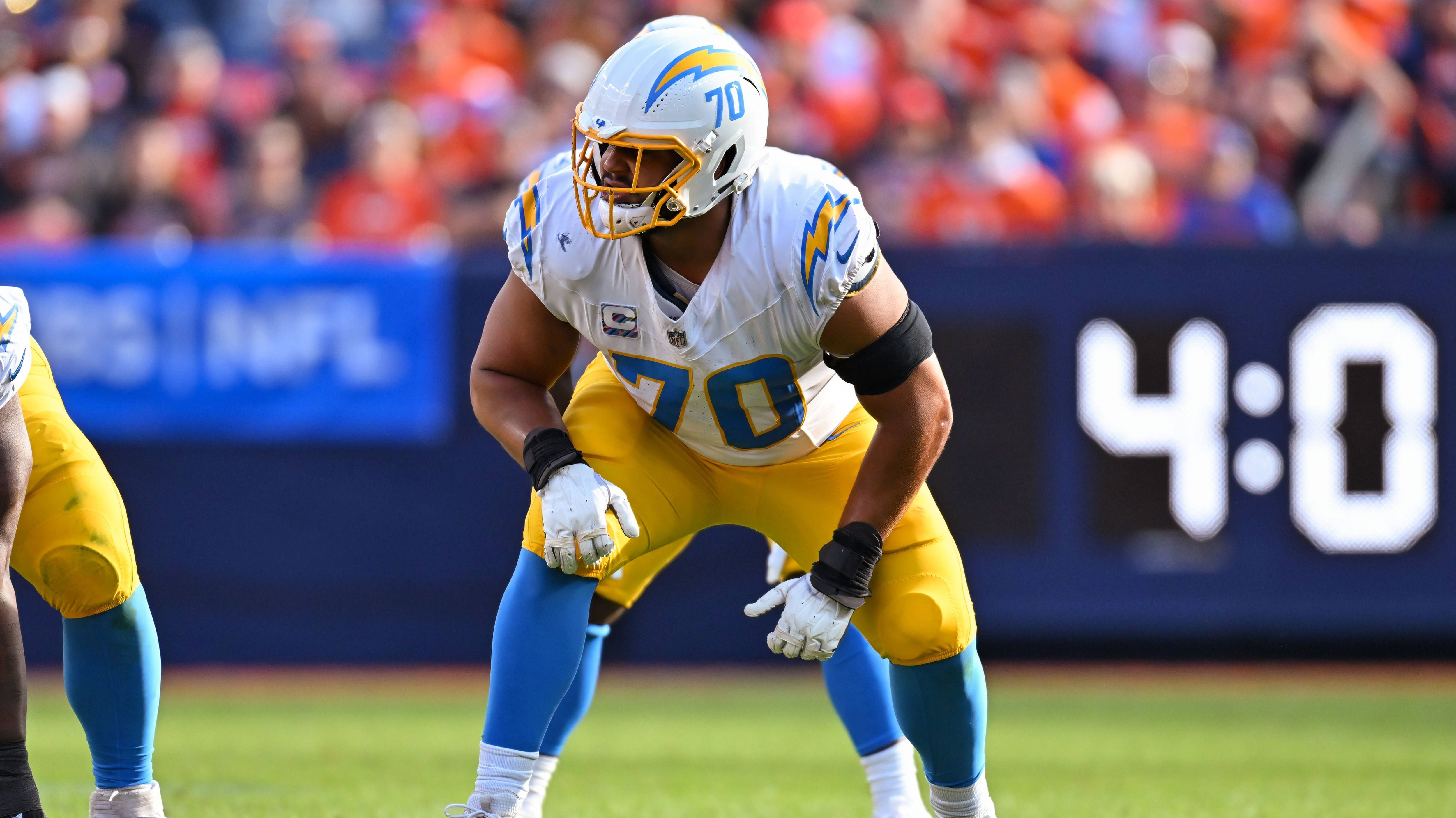 <strong>Rashawn Slater (Los Angeles Chargers)</strong><br>Alter: 26<br>Position: Offensive Tackle<br>Durchschnittliches Jahresgehalt: 28,5 Millionen Dollar