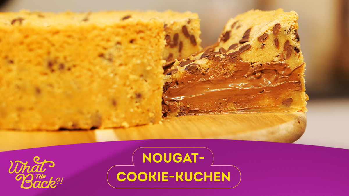 Nougat-Cookie-Kuchen