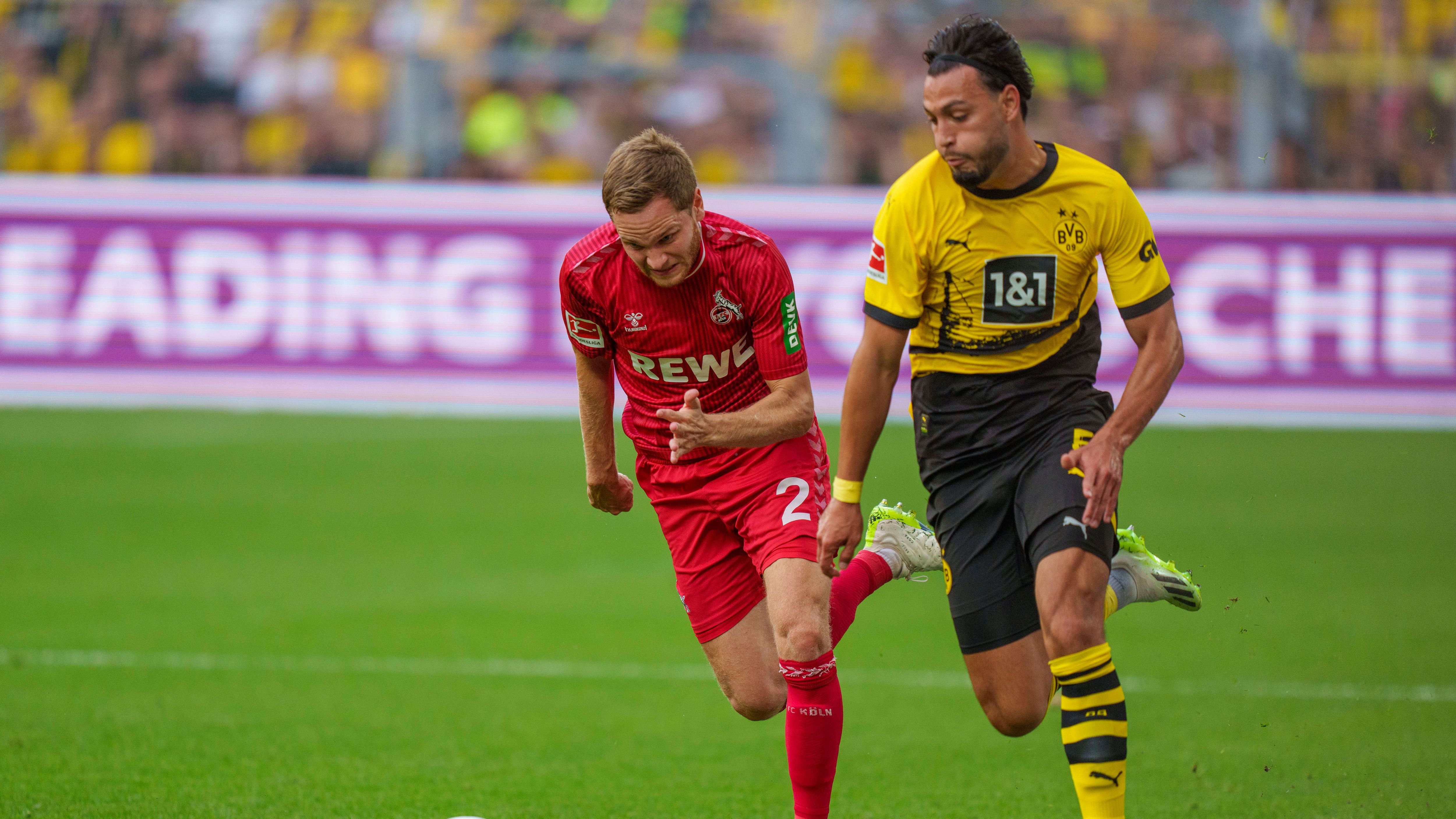 <strong>Ramy Bensebaini (BVB)</strong><br>In der Rückwärtsbewegung nahezu fehlerfrei. Offensiv noch mit zu wenig gelungenen Aktion. Insgesamt solide, aber ein belebendes Element auf der linken Verteidigerseite. In der 83. Minute für Wolf ausgewechselt.&nbsp;<strong>ran-Note: 3</strong>