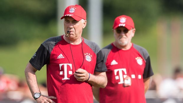 
                <strong>Giovanni Mauri</strong><br>
                Giovanni Mauri (re.): Der 59-jährige arbeitete auch schon bei Real Madrid im Trainerteam von Ancelotti. Er ist die rechte Hand des neue Bayern-Trainers und laut ihm "der beste Fitnesstrainer der Welt". 
              