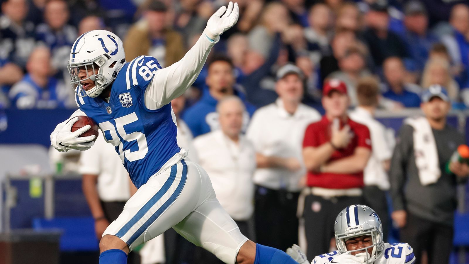 
                <strong>Eric Ebron (Indianapolis Colts)</strong><br>
                Madden-Rating: 86
              