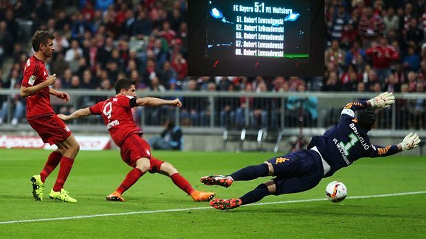 
                <strong>Robert Lewandowski: 5 Tore in 9 Minuten</strong><br>
                Robert Lewandowski schaffte am sechsten Spieltag gegen den VfL Wolfsburg Außergewöhnliches: Der Pole erzielte in neun Minuten alle Treffer des FC Bayern beim 5:1-Sieg. Dafür brauchte Lewandowski keine zehn Minuten, in der 51. Minute schoss der Stürmer das erste und in der 60. Minute das fünfte Tor. Damit hat er das schnellste Fünferpack der Bundesliga-Geschichte geschossen. 
              