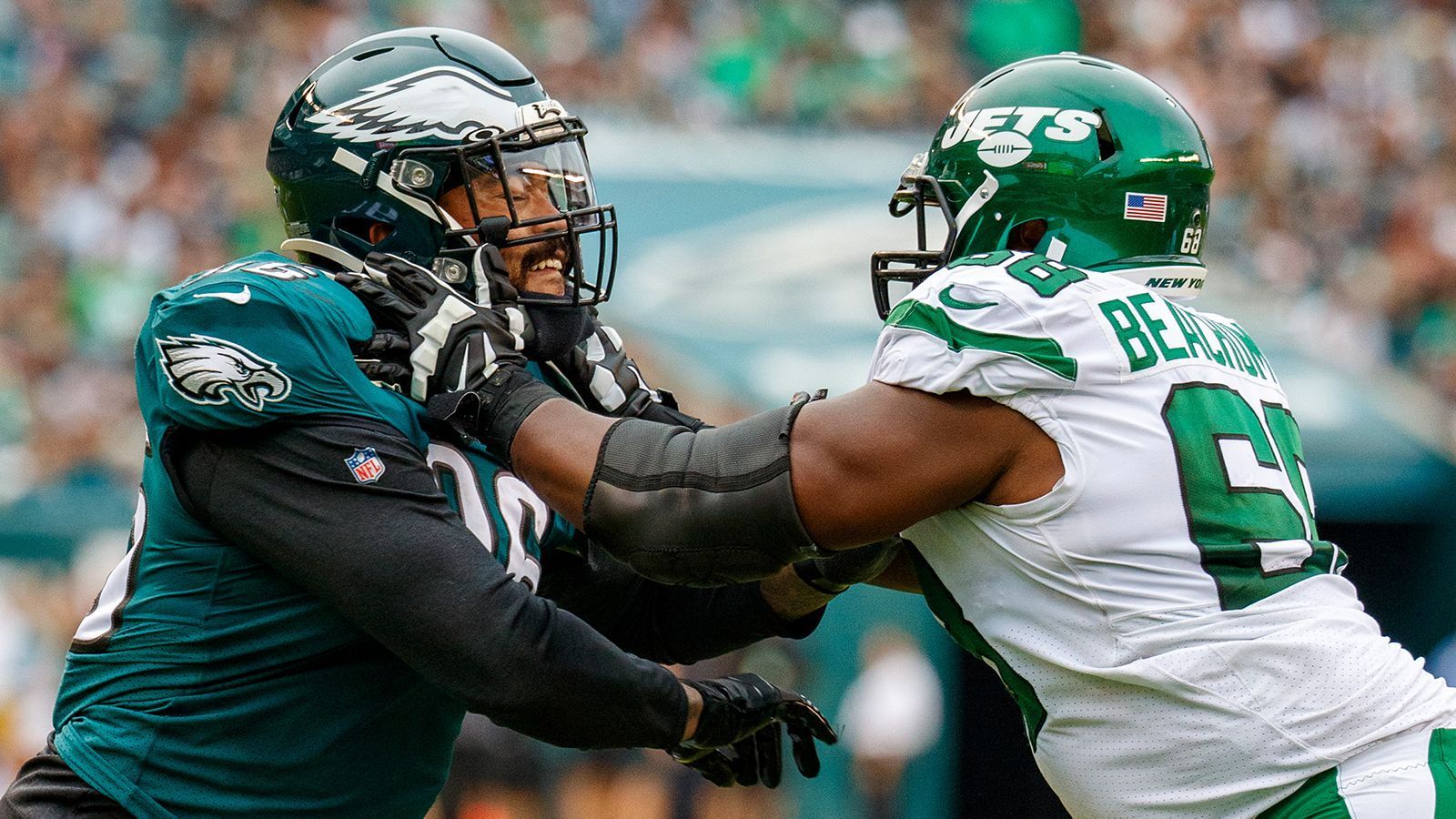 
                <strong>Philadelphia Eagles at New York Jets (Week 13)</strong><br>
                Der Vierte der NFC East ist am 13. Spieltag beim Vierten der AFC East zu Gast. Die Bilanz könnte eindeutiger gar nicht sein: elf Siege der Eagles, kein einziger Sieg der Jets. Das letzte Aufeinandertreffen: 6. Oktober 2019 (31:6 für Philadelphia).
              