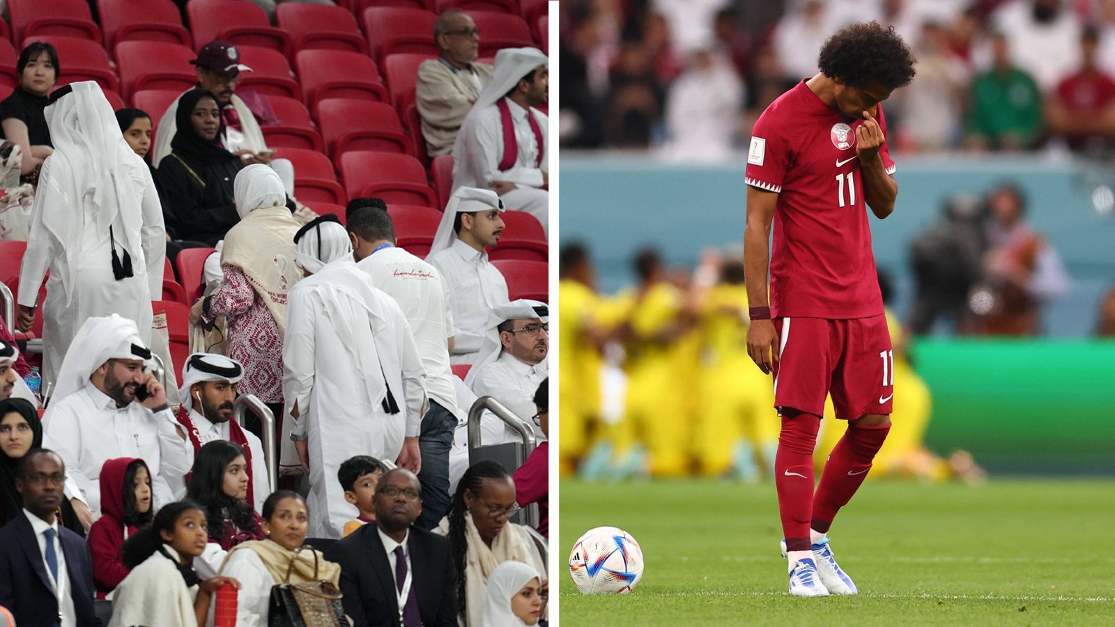 WM 2022: Katar-Fans verlassen Stadion bei Eröffnungsspiel vorzeitig
