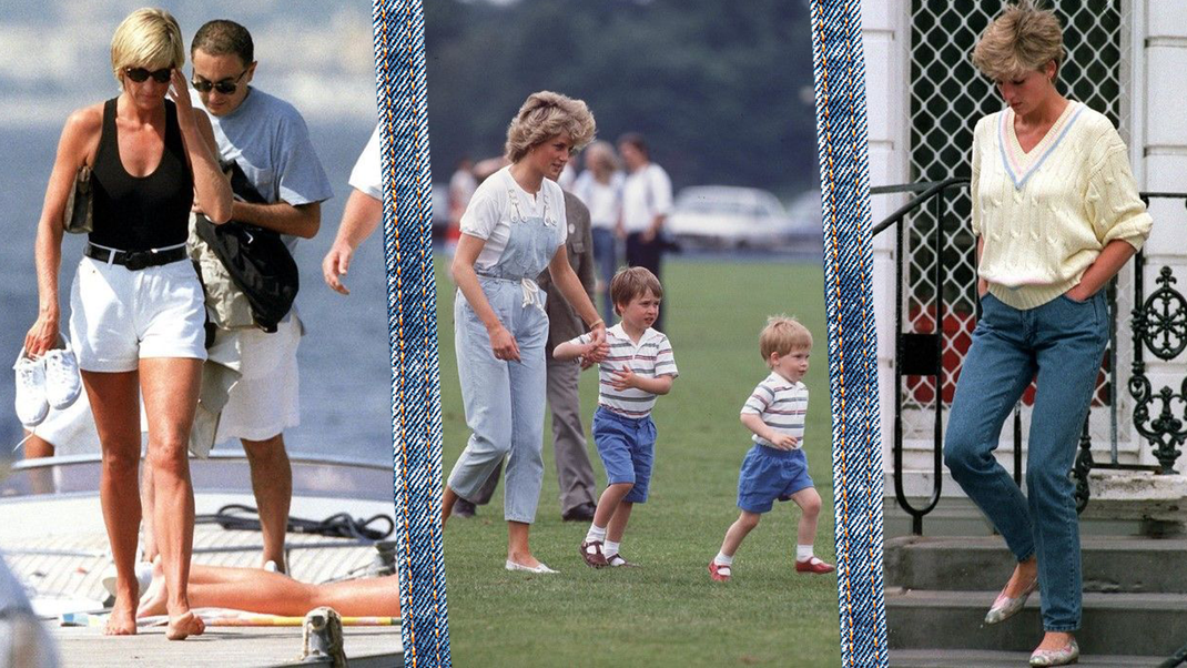 Von elegant bis cool: Lady Diana beweist uns, wie wir unsere Jeans auch heute noch perfekt stylen können.