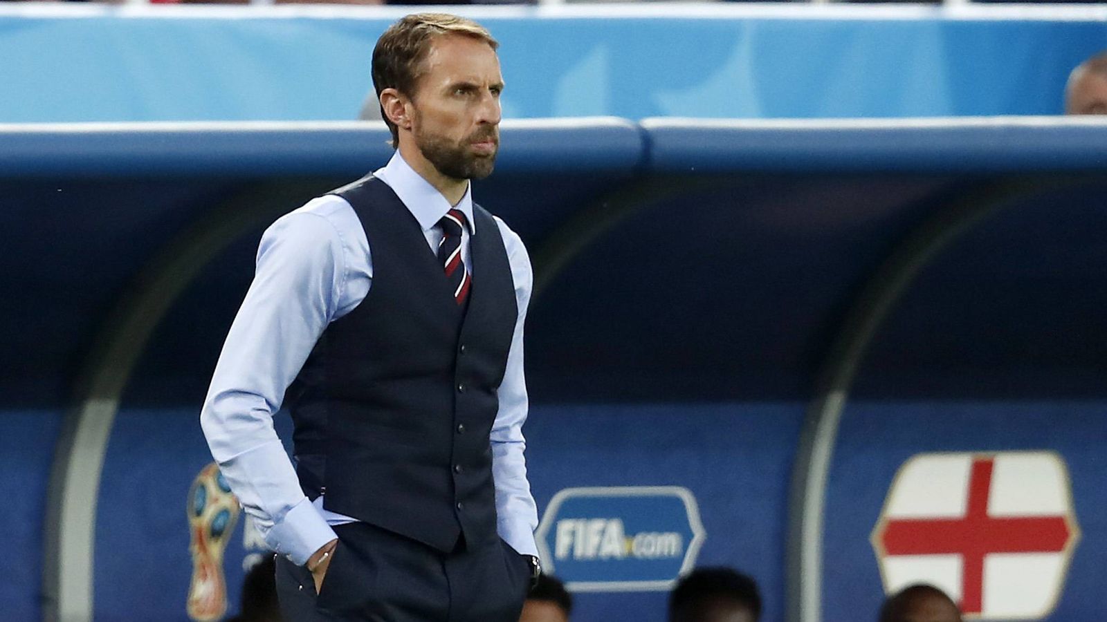 <strong>Gareth Southgate (Nationaltrainer England)</strong><br>Bereits vor einiger Zeit wurde England-Coach Gareth Southgate als möglicher Nachfolger ten Hags im Old Trafford ins Spiel gebracht. Davon will Southgate selbst aber gar nichts wissen. Er dementierte die Gerüchte um ein mögliches United-Engagement vehement, erklärte stattdessen, dass sein voller Fokus auf der EM 2024 und einem möglichen Titelgewinn liege.