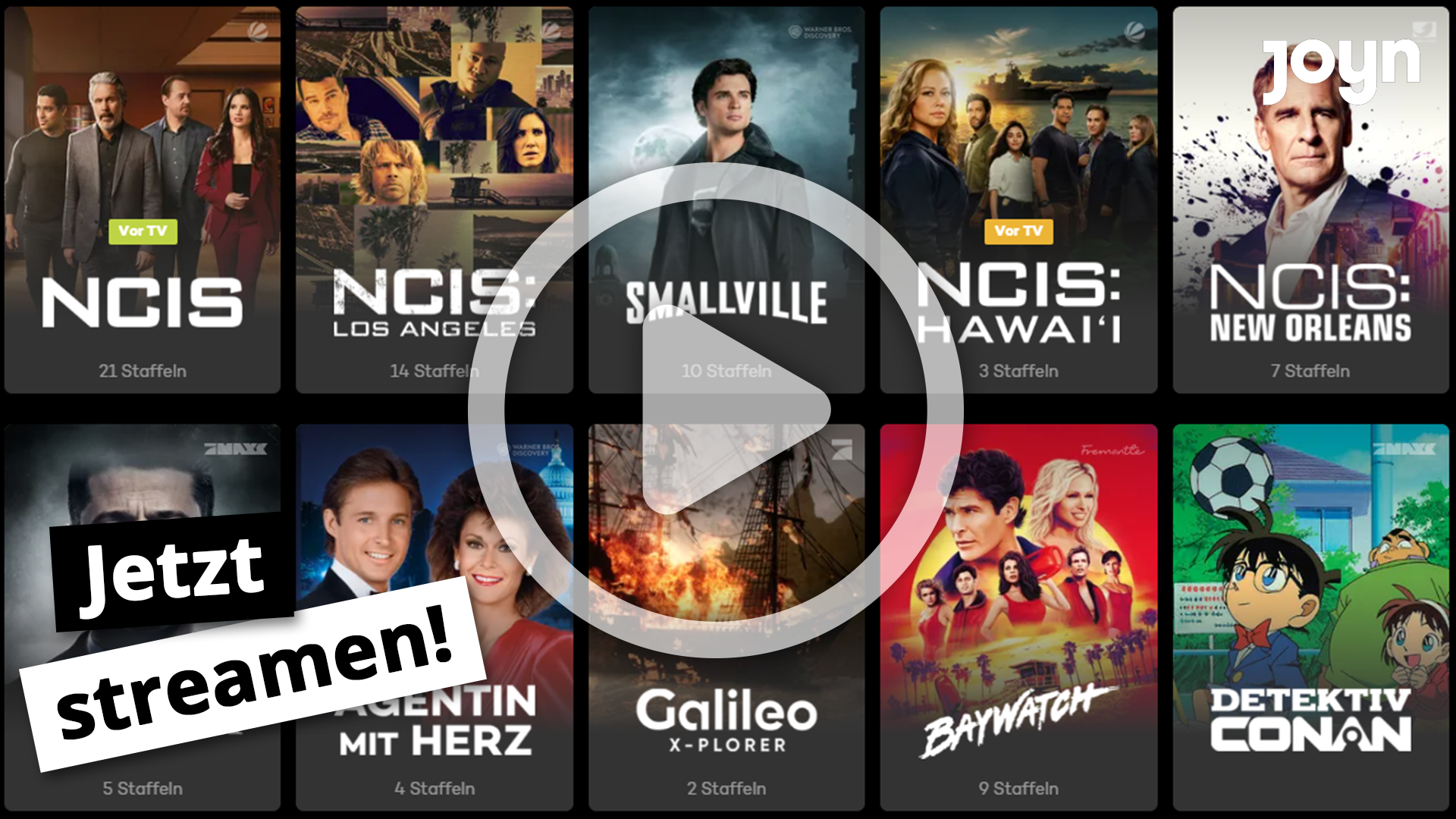 Streame jetzt Action-Serien auf Joyn oder bei Joyn PLUS+