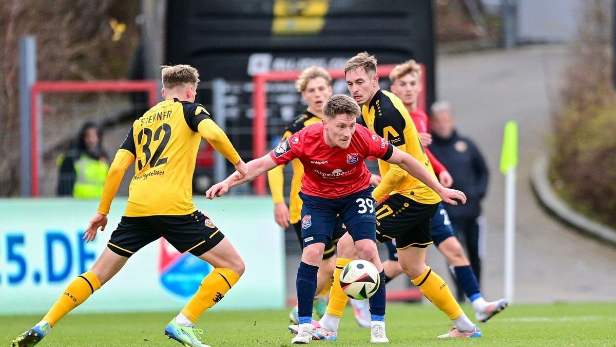 Umkämpftes Spiel in Unterhaching