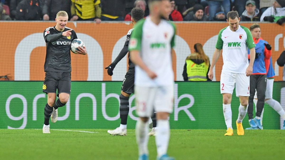 Erling Haaland, Augsburg, Dortmund